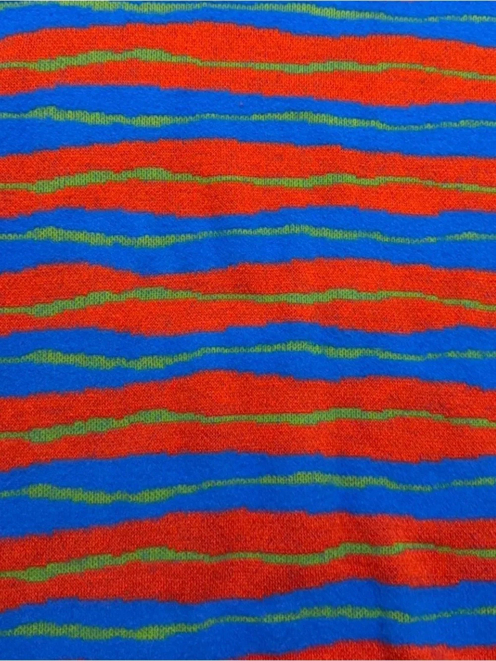 Zara red blue and green striped sweater - Picture 4 of 4